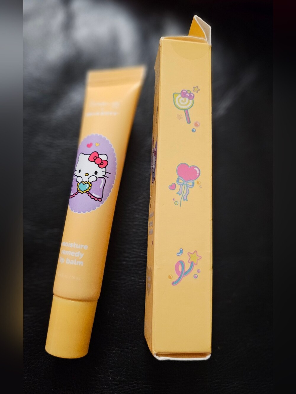 Creme Shop X Hello Kitty Moisture Remedy Lip Balm Mango Dream Full Size NWT - Picture 7 of 7